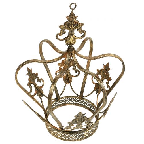 Floristik24 Kronograf guld antik Ø17,5cm H22,5cm