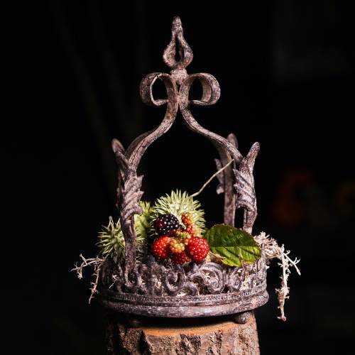 Floristik24 Kronebakke antik Ø18cm H28cm