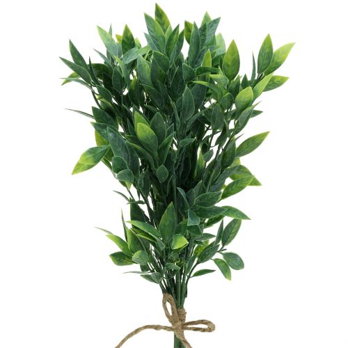 Floristik24 Laurel i flok kunstgrøn 40cm 7stk