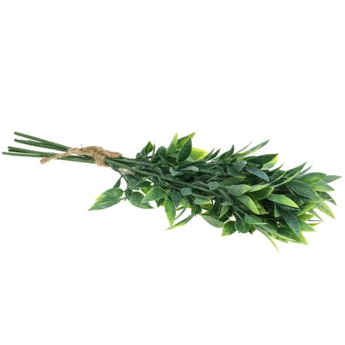 Floristik24 Laurel i flok kunstgrøn 40cm 7stk