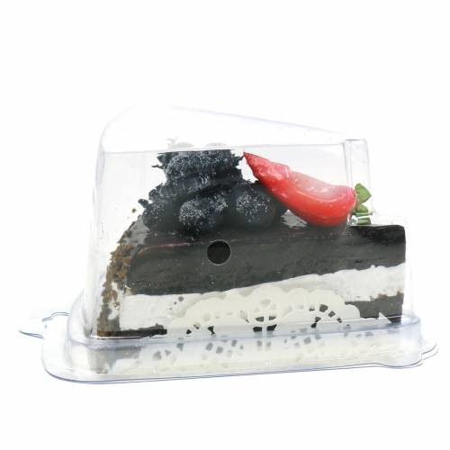 Floristik24 Kagestykke chokolade kunstig 10 cm