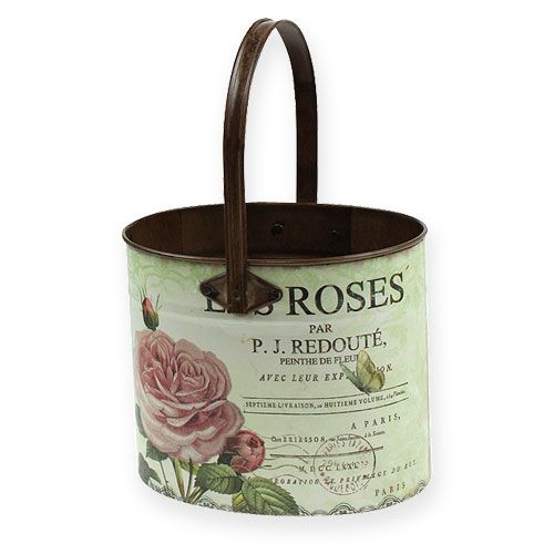 Floristik24 Dekorativt karbad sæt med håndtag, rose motiv 3stk