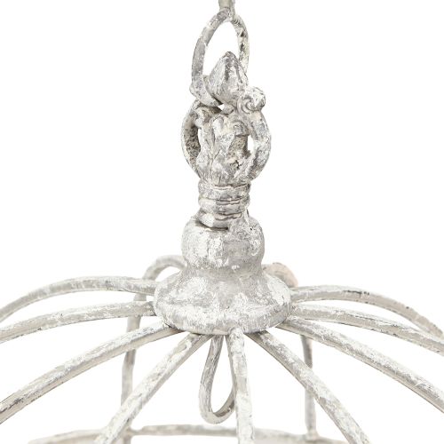 Artikel Køkken Krone Køkkenbøjle Metal Hvid Shabby Chic Ø31,5cm