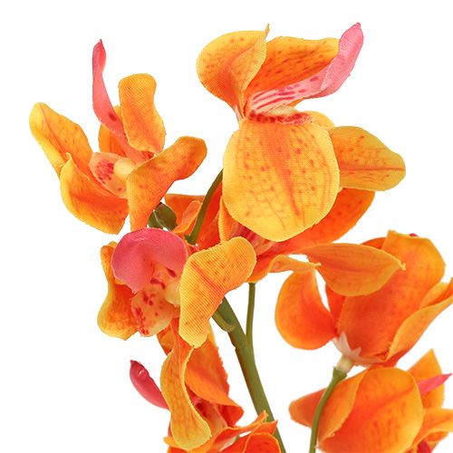 Artikel Kunstig orkidé Mokara Orange 50 cm 6stk