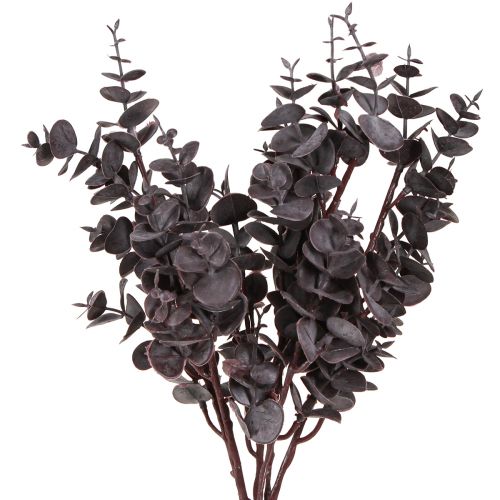 Kunstige Eucalyptus Dekorative Grene Eucalyptus Lilla 38cm 3stk