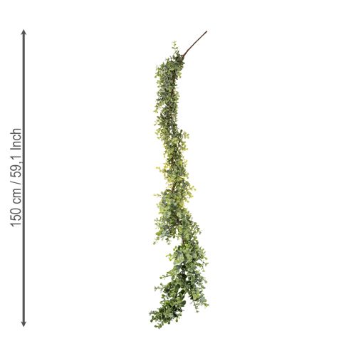 Artikel Kunstig eukalyptus guirlande dekorativ guirlande grøn 150cm