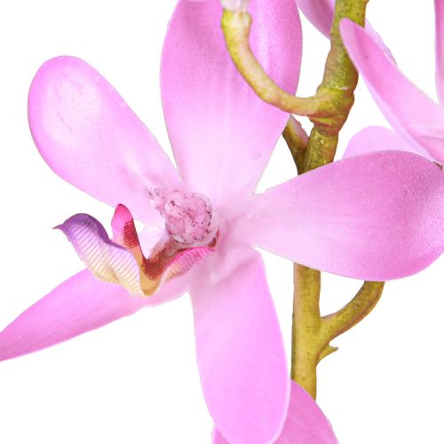 Artikel Kunstige orkideer 8 lilla blomster Ø3,5cm–5cm 2stk