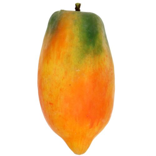 Floristik24 Kunstig papaya 13 cm og 14 cm gul, grøn 2stk
