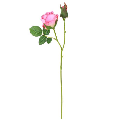 Artikel Kunstige roser i en bundt Kunstige blomster Pink 36cm 12stk