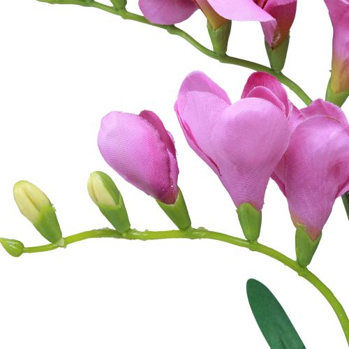 Artikel Kunstige haveblomster freesia lilla 58cm