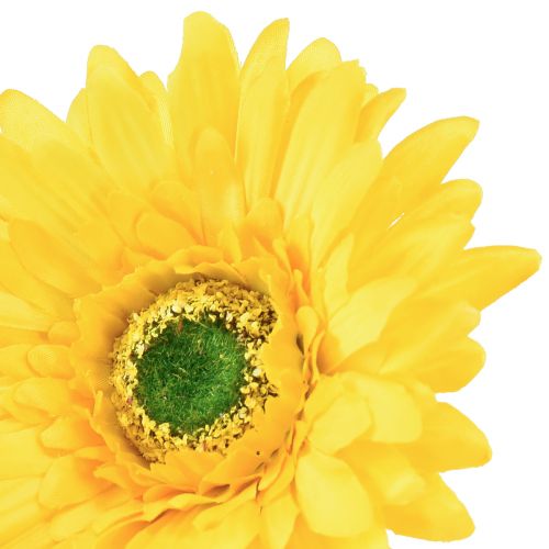 Artikel Kunstige Blomster Gerbera Solgul Haveblomst 47cm