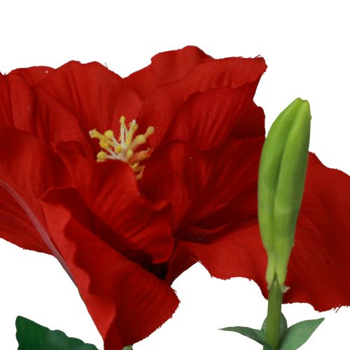 Artikel Kunstige blomster Hibiscus Rød 62cm