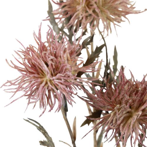 Artikel Kunstig knapweed kunstige blomster efterår 3 blomster lilla 48cm