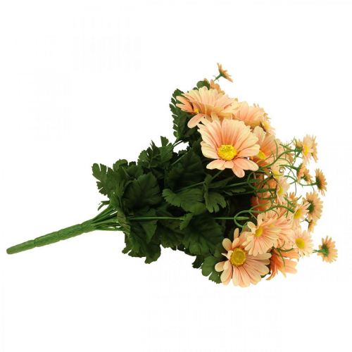 Artikel Kunstige tusindfryd kunstig blomsterbuket Orange Fersken 44cm