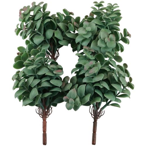 Artikel Kunstige eukalyptus kunstige planter til stikning 18cm 4stk