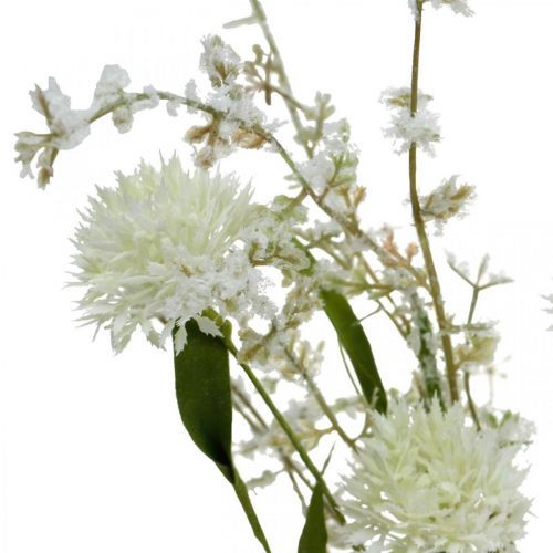 Artikel Kunstig Engblomst Hvid Silkeblomstbuket Kunstige blomster