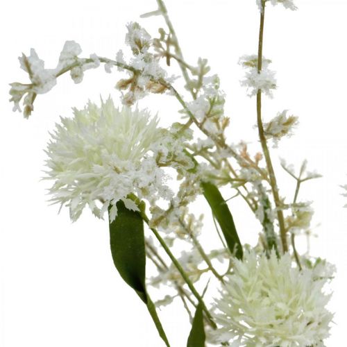 Floristik24 Kunstig Engblomst Hvid Silkeblomstbuket Kunstige blomster