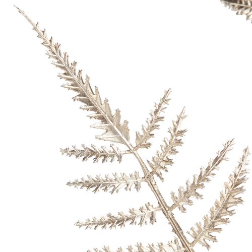 Artikel Kunstig dekorativ bregne champagne metallic L85cm 2stk