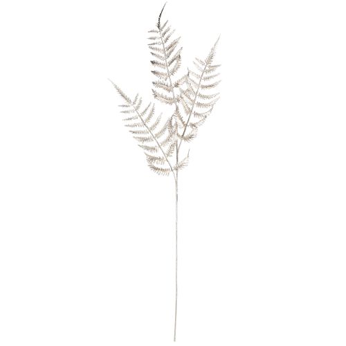 Artikel Kunstig dekorativ bregne champagne metallic L85cm 2stk