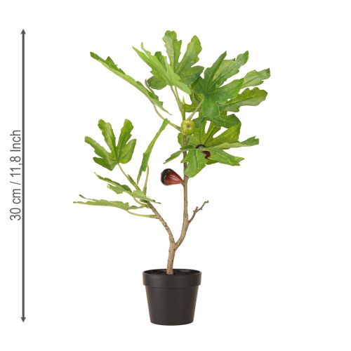 Artikel Kunstigt figentræ i potte kunstig plante med frugter 40cm