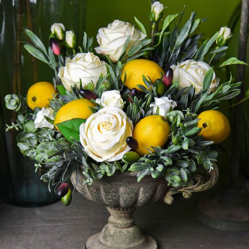 Floristik24 Kunstige eukalyptusgrene kunstige planter grønne 34cm 6stk