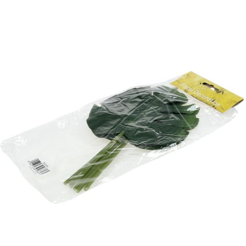 Floristik24 Kunstig filodendronblad 18 cm grøn 6stk