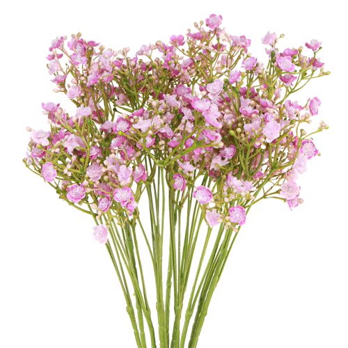 Floristik24 Kunstig gypsophila gipsurt i lilla L68cm 4 stk