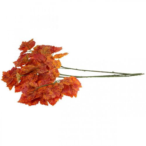 Artikel Kunstige Vinblade Rød Orange Grøn Kunstige Planter 63cm 3stk