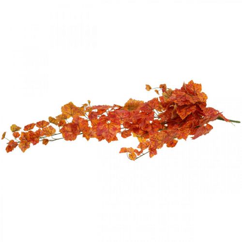 Artikel Kunstige vinblade rød orange hængende grene L95cm
