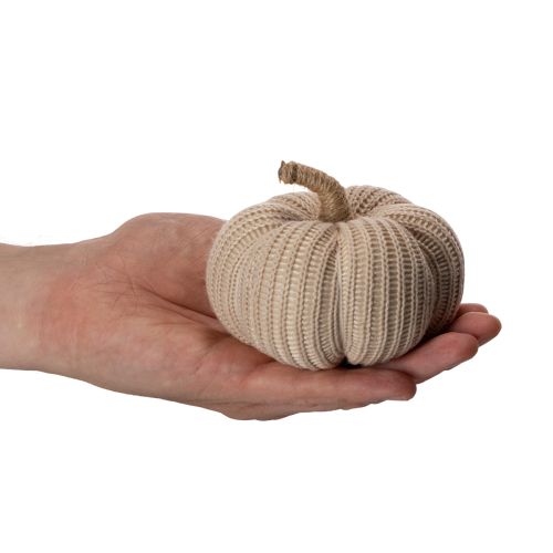 Dekorative strikkede græskar, efterårsdekoration, 10 cm, 6 stk. | Floristik24.dk