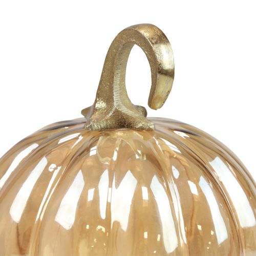 Artikel Græskar dekoration glas glas græskar bord dekoration orange Ø14cm H18cm