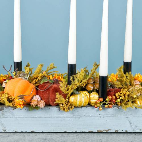 Floristik24 Kunstgræskarblanding 3,5cm - 11cm 26stk