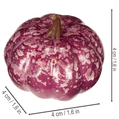 Mini græskardekorationssæt, efterårs- og halloweendekorationer, assorterede farver, 4 cm, 24 dele | Floristik24.dk