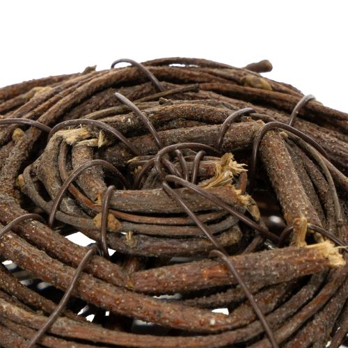 Artikel Vinrankekugle, naturbrun, til dekoration, Ø14 cm H14 cm