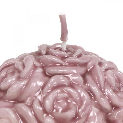 Kuglelys roser Rundt lys pink lys dekoration Ø7cm