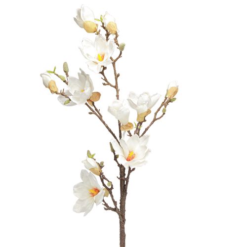 Artikel Kunstige blomstermagnolia grenblomster Ø2–10 cm creme L105 cm