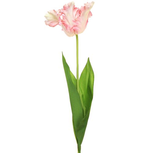 Floristik24 Kunstig blomster papegøje tulipan kunstig tulipan pink 69cm