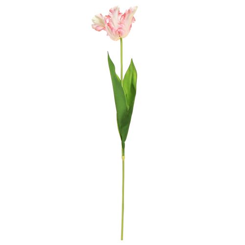 Artikel Kunstig blomster papegøje tulipan kunstig tulipan pink 69cm