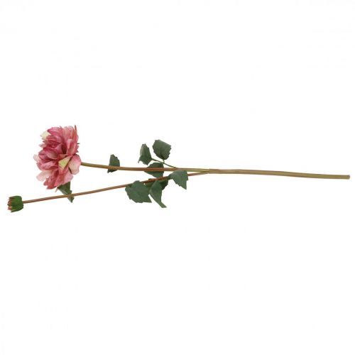 Kunstig blomst dahlia pink blomst med knop H57cm | Floristik24.dk