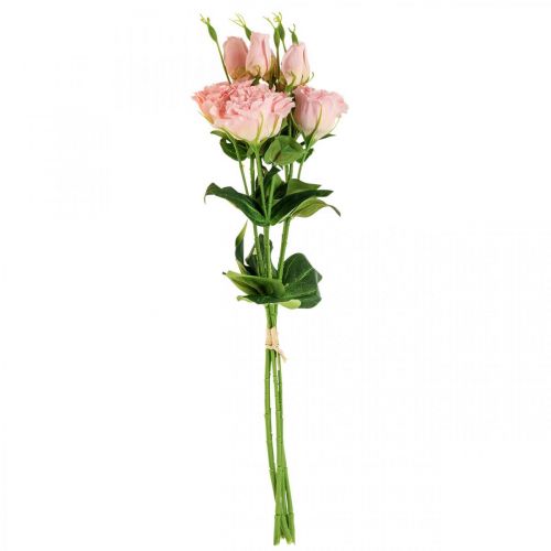 Floristik24 Kunstige blomster Lisianthus lyserøde kunstige silkeblomster 50cm 5 stk.