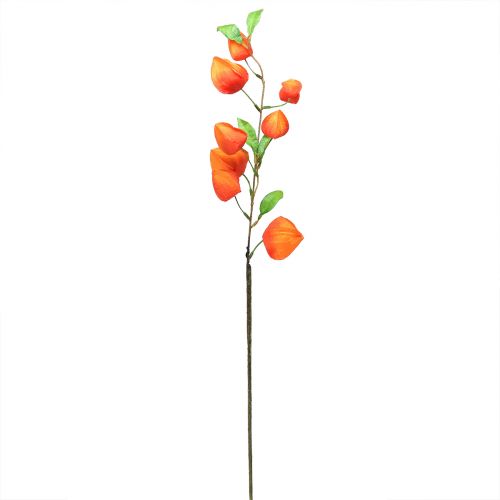 Artikel Kunstig blomst orange lanterneblomst Physalis dekorative silkeblomster 93cm 2 stk.