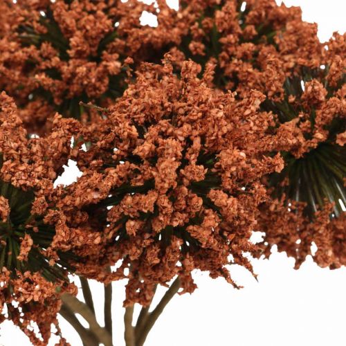 Artikel Kunstige blomster brune dekorative blomster i et bundt af 4 stk