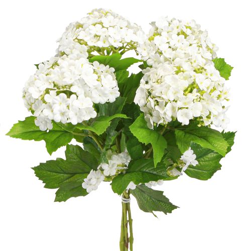 Artikel Kunstige Blomster Snowball Viburnum Kunstig Hvid 60cm 4 Stk