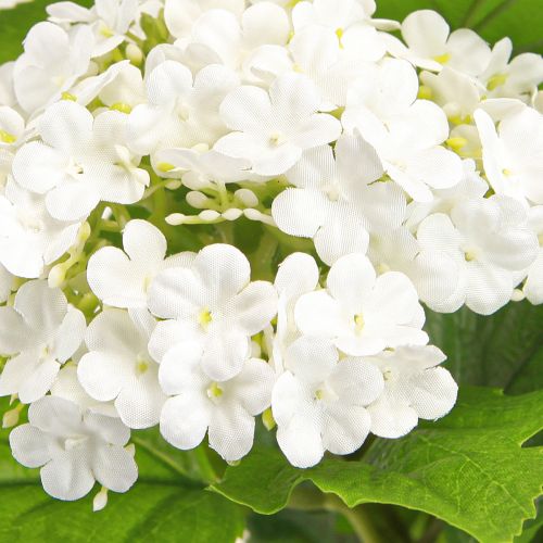 Artikel Kunstige Blomster Snowball Viburnum Kunstig Hvid 60cm 4 Stk