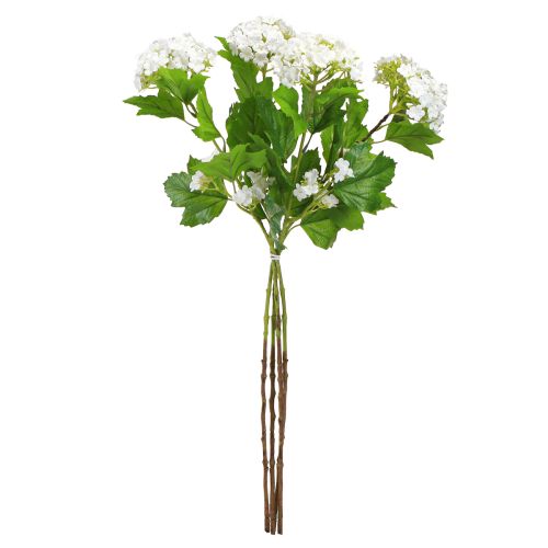 Artikel Kunstige Blomster Snowball Viburnum Kunstig Hvid 60cm 4 Stk