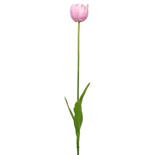 Floristik24 Kunstige tulipaner fyldt mørket pink 84 cm - 85 cm 3stk