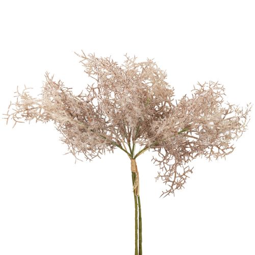 Kunstige blomster dekoration, koralgren, dekorative grene hvidbrun 40cm 4stk