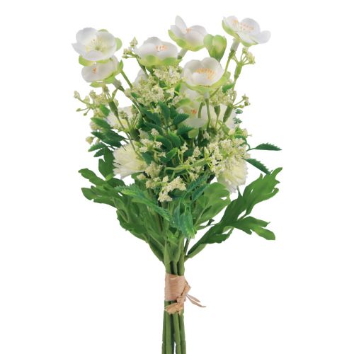 Kunstige blomster dekoration kunstig blomsterbuket Jasmin Bellis kunstig 30cm