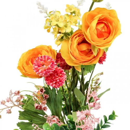 Floristik24 Kunstig buket Kunstige roser Engblomster 59cm