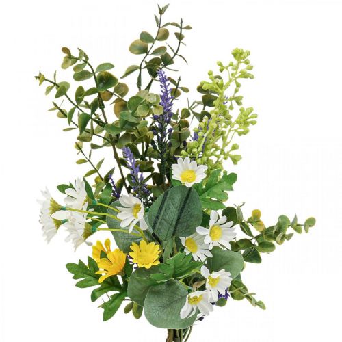 Artikel Kunstig buket med eukalyptus kunstige blomster dekoration 48cm